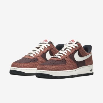 Nike Air Force 1 Premium - Férfi Utcai Cipő - Piros/Piros